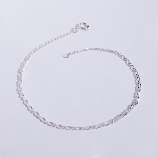 Stříbrný náramek 18 cm, 925/1000, váha 0,73 g