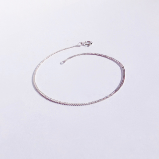 Stříbrný náramek 18 cm, Ag 925/1000, váha 0,80 g