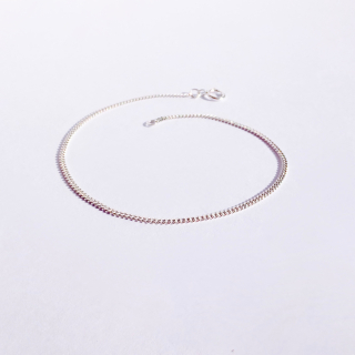 Stříbrný náramek 18 cm, Ag 925/1000, váha 1,00 g