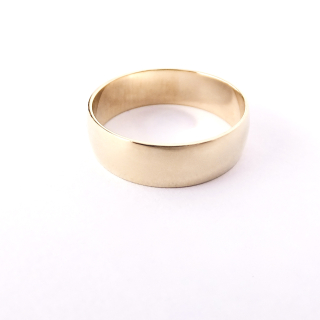 Zlatý snubní prsten, vel.50, Au 14K 585/1000, váha 2,45 g