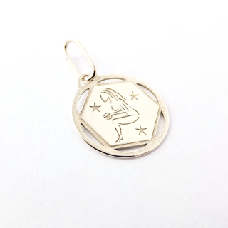 Zlatý přívěsek znamení Panna, Au 14K 585/1000, váha 0,35 g