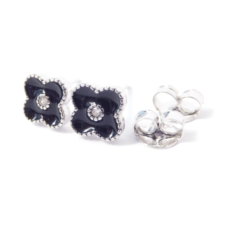 Stříbrné náušnice kytičky, Ag 925/1000, váha 2x 0,46 g
