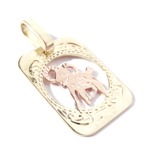 Zlatý přívěsek znamení Kozoroh, Au 14K 585/1000, váha 1,16 g, použité zlato