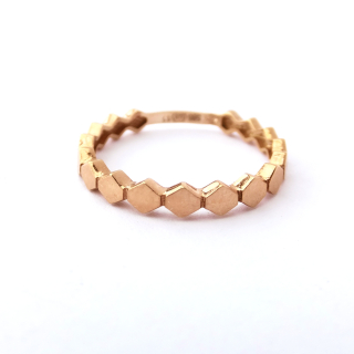 Zlatý prsten, Au 14K 585/1000, váha 1,31 g