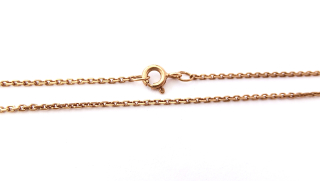 Zlatý řetízek 50 cm, Au 14K 585/1000, váha 2,97 g
