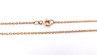Zlatý řetízek 50 cm, Au 14K 585/1000, váha 1,84 g