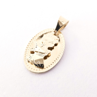 Zlatý přívěsek s andělíčkem, Au 14K 585/1000, váha 1,02 g