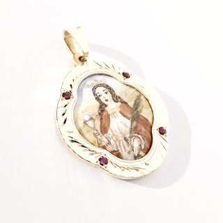 Zlatý přívěsek, Au 14K 585/1000, celková váha 5,67 g