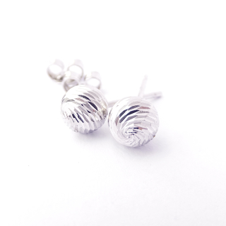 Zlaté náušnice, Au 14K 585/1000, váha 1,27 g