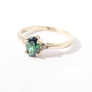 Zlatý prsten, Au 14K 585/1000, váha 1,89 g