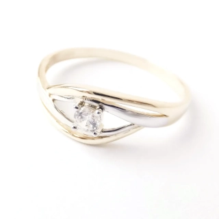 Zlatý prsten, Au 14K 585/1000, váha 2,81 g