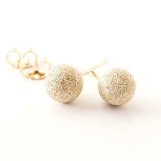 Zlaté náušnice, Au 14K 585/1000, váha 1,46 g