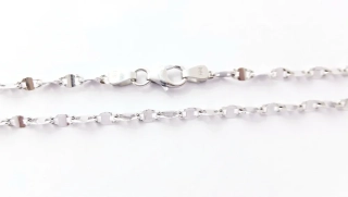 Zlatý řetízek 50 cm, Au 14K 585/1000, váha 5,04 g